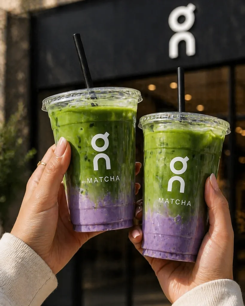 matcha drinks for pop up retail shop belgium