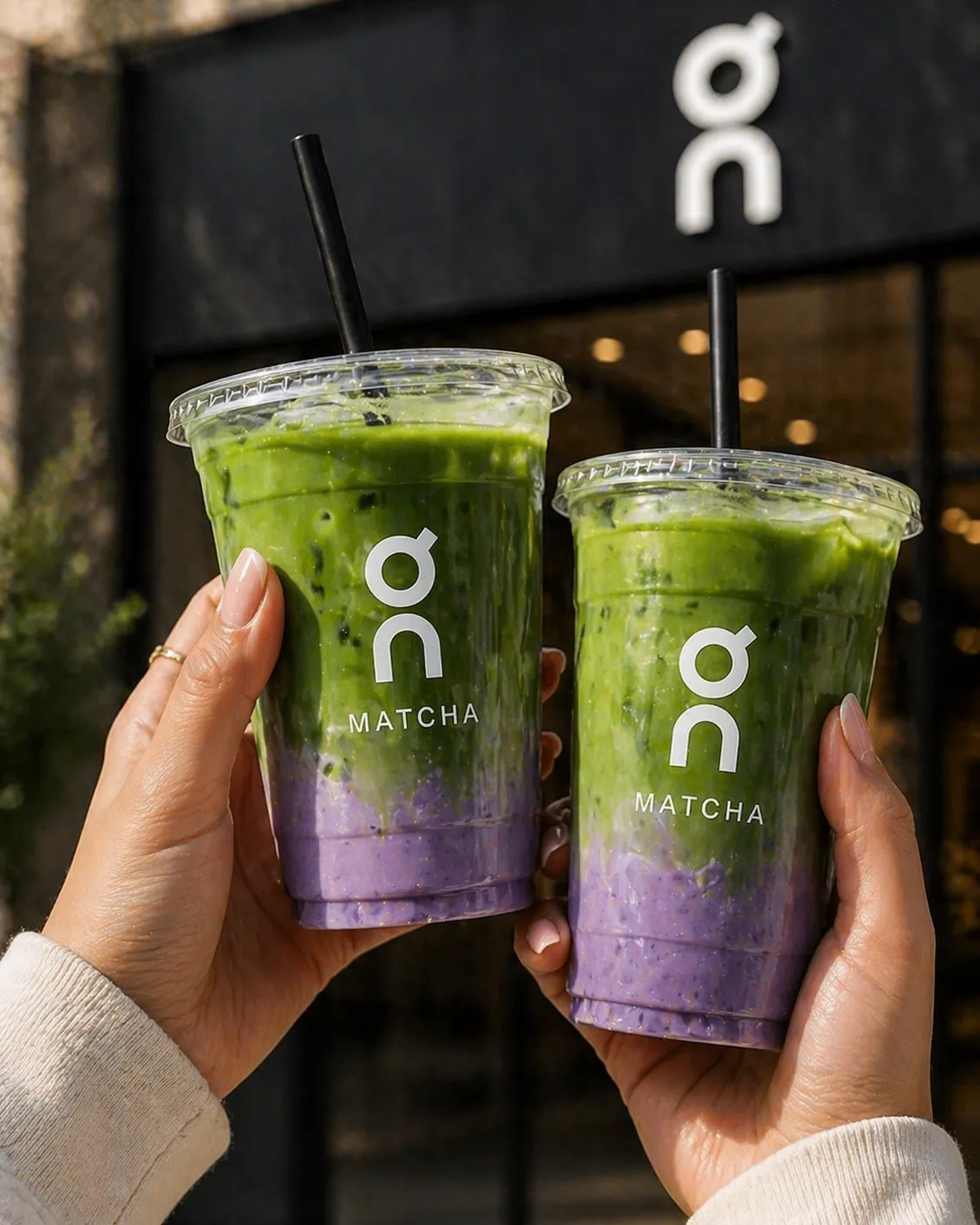 matcha drinks for pop up retail shop belgium