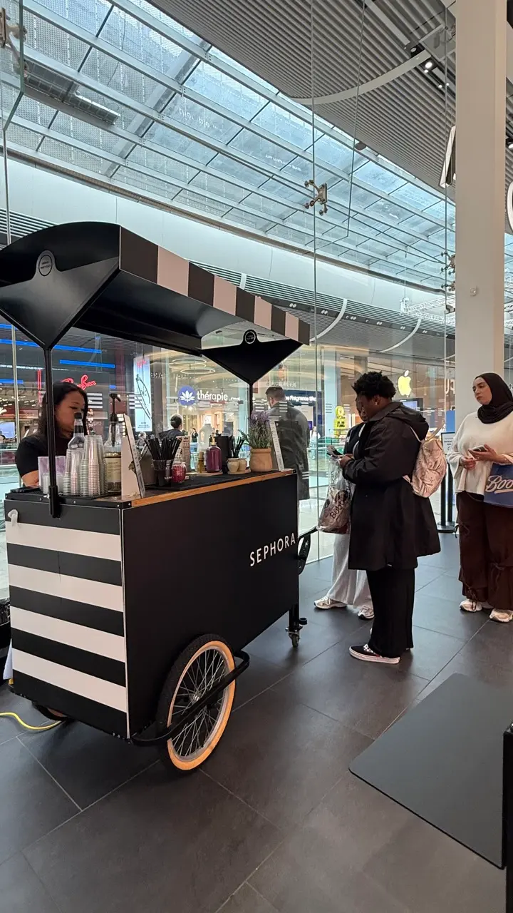 Sephora matcha activation at Westfield Stratford London