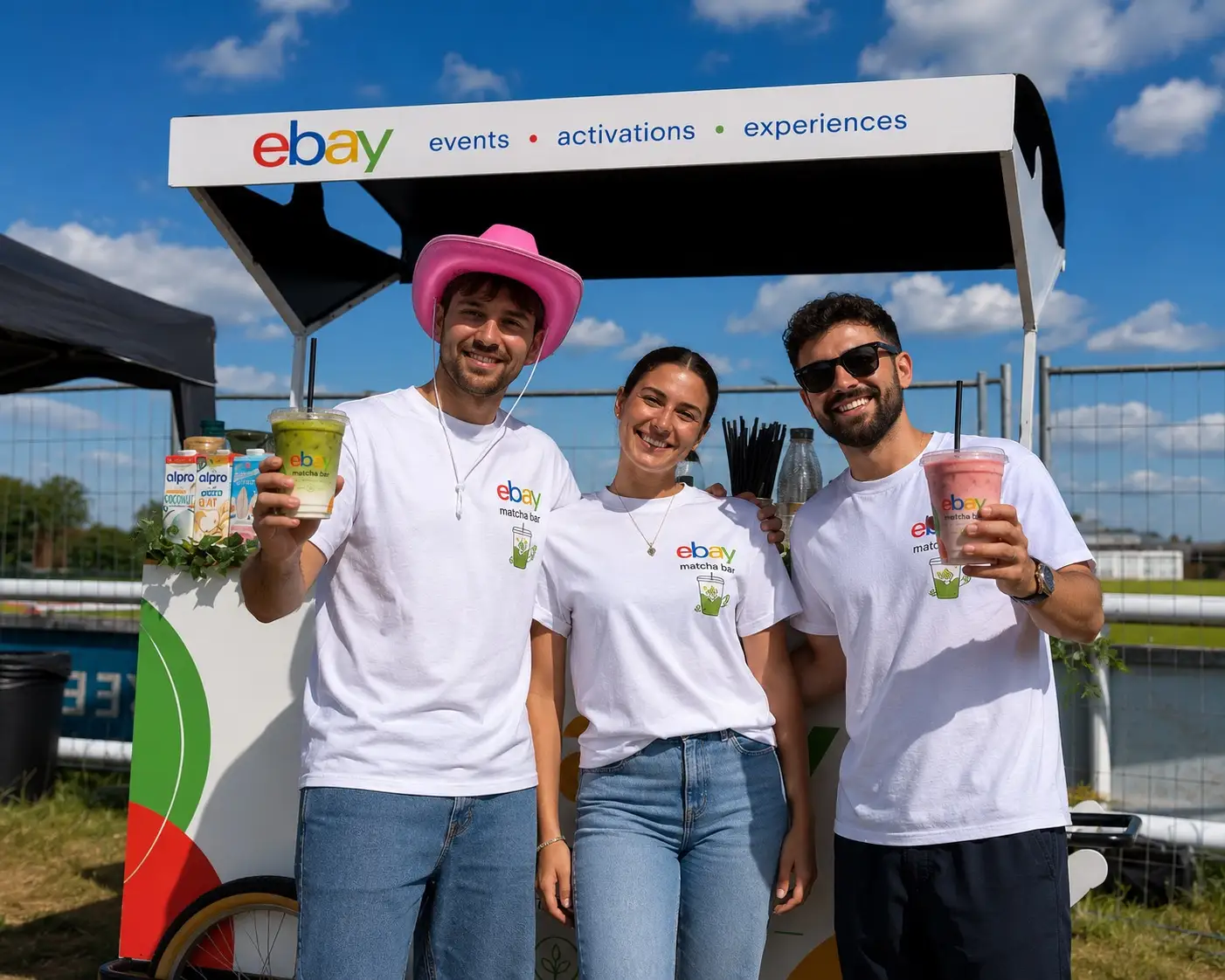 Baristas Making Matchas for our corporate client Ebay