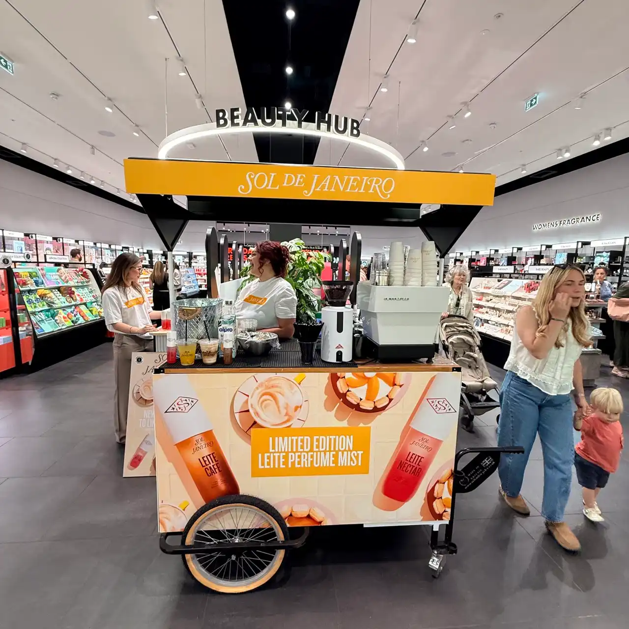 Matcha Cart Rental for Sol De Janeiro Tour