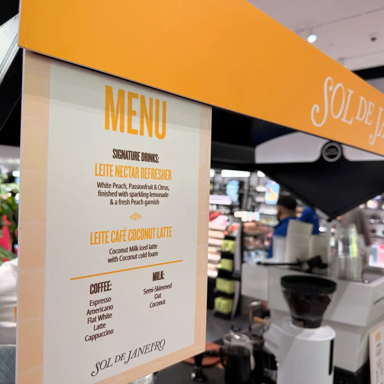 Branded Matcha Menu