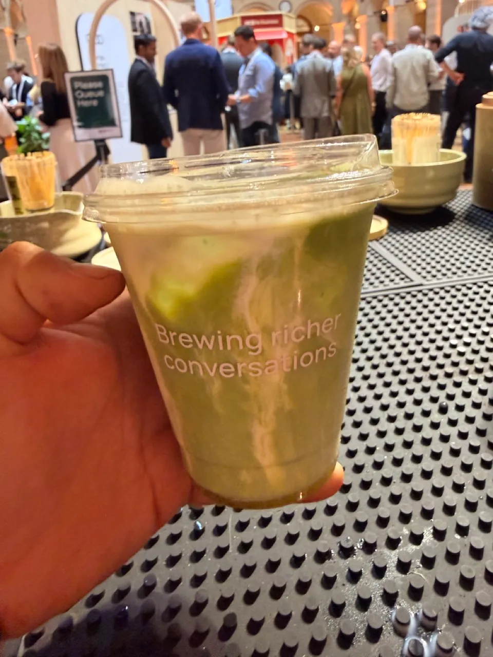 bespoke signature matcha for activation in Paris