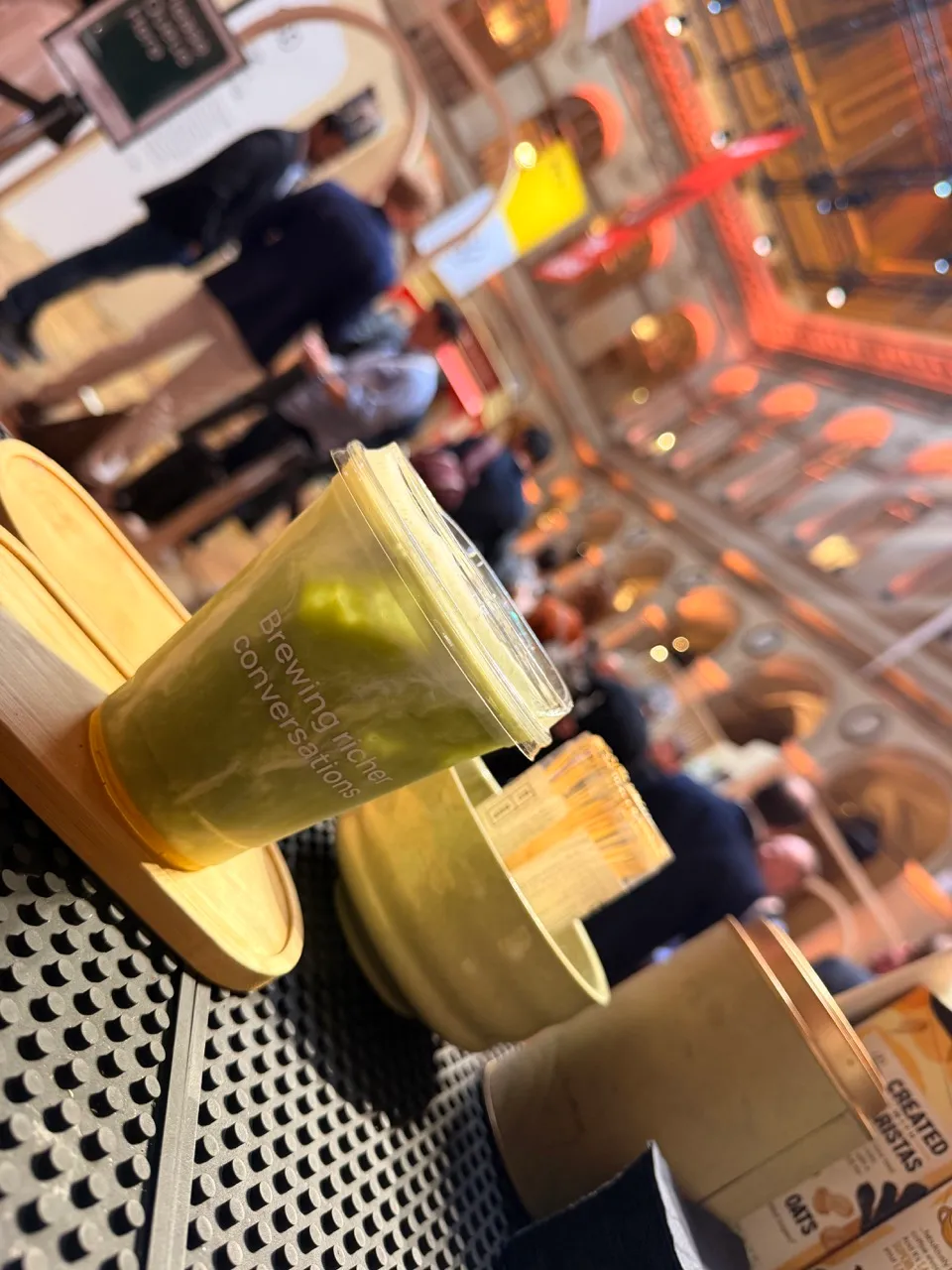 Iced matcha drink made by matcha activations UK